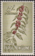 Papua New Guinea 1958 SG24 5/- Coffee Plant MNH - Papouasie-Nouvelle-Guinée