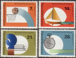 Papua New Guinea 1971 SG200-203 South Pacific Games Papeete Set MNH - Papoea-Nieuw-Guinea