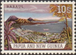 Papua New Guinea 1963 SG44 10/- Rabaul MLH - Papua-Neuguinea