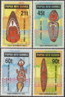 Papua New Guinea 1992 SG667-670 Papuan Gulf Artifacts Set MNH - Papoea-Nieuw-Guinea