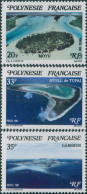 French Polynesia 1982 Sc#367-369,SG376-378 Polynesian Islands Set MNH - Other & Unclassified