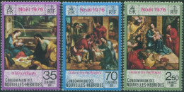 New Hebrides French 1976 SGF228-F230 Christmas Set MNH - Autres & Non Classés