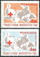 Korea South 1963 SG464 Red Cross Set MNH - Corea Del Sud