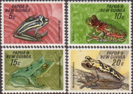 Papua New Guinea 1968 SG129-132 Frogs Set MNH - Papouasie-Nouvelle-Guinée