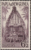 Papua New Guinea 1952 SG7 6½d Kiriwana Chief House MNH - Papouasie-Nouvelle-Guinée