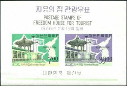 Korea South 1966 SG620 Freedom House MS MNH - Corea Del Sur