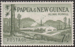 Papua New Guinea 1958 SG20 7d Klinki Plymill MNH - Papouasie-Nouvelle-Guinée