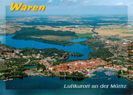 73945928 Waren_Mueritz Panorama Luftkurort An Der Mueritz Mecklenburgische Seenp - Waren (Müritz)