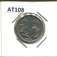 20 CENTS 1972 AFRIQUE DU SUD SOUTH AFRICA Pièce #AT108.F.A - Sud Africa