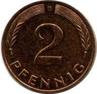 2 PFENNIG 1984 GERMANY UNC Coin #M10389.U.A - 2 Pfennig