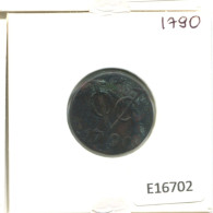 1790 UTRECHT VOC DUIT NETHERLANDS INDIES NEW YORK COLONIAL PENNY #E16702.8.U.A - Niederländisch-Indien