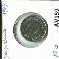 10 DINARA 1984 YUGOSLAVIA Moneda #AV159.E.A - Jugoslavia