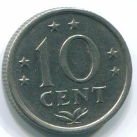 10 CENTS 1970 ANTILLAS NEERLANDESAS Nickel Colonial Moneda #S13351.E.A - Antillas Neerlandesas