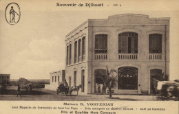 Djibouti, DJIBOUTI, Maison R. Vorperian Curiosity Shop (1920s) Postcard - Dschibuti