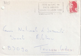 FLAMME  TEMPORAIRE  / N°  2876    61  LE  MELE  SUR   SARTHE - Maschinenstempel (Sonstige)