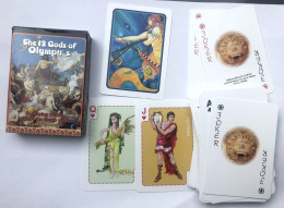 Jeu De 54 Cartes The 12 Gods Of Olympu's - Les Dieux De L'Olympe Hermès Athéna - Panco Carta Playing Cards - 54 Cartas