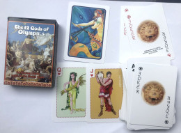 Jeu De 54 Cartes The 12 Gods Of Olympu's - Les Dieux De L'Olympe Hermès Athéna - Panco Carta Playing Cards - 54 Carte