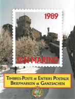 San Marino - Selt./postfr. JB Von Kplt. SM-Ausgaben (gültige Nominale) Aus 1989! - Unused Stamps