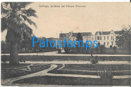 229040 CHILE SANTIAGO JARDINES DEL PARQUE FLORESTAL POSTAL POSTCARD - Chile