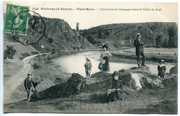 CPA Voyagé Années 1910 * PONT RÉAN Environs De Rennes Une Partie De Campagne Dans La Vallée Du Boël Belle Animation - Other & Unclassified