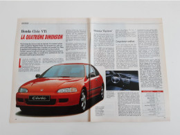 Coupure De Presse Automobile Honda Civic VTi - KFZ