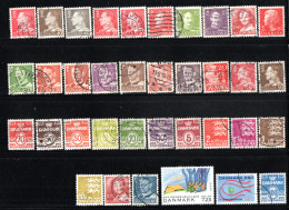 Danemark  ( 36 Timbres ) - OBLITERE - Sammlungen