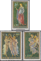 San Marino 994-996 (complete Issue) Unmounted Mint / Never Hinged 1972 Paintings - Unused Stamps