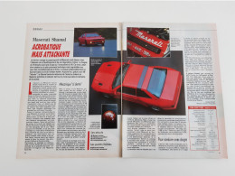 Coupure De Presse Automobile Maserati Shamal - Coches