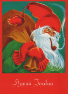PAPÁ NOEL NAVIDAD Fiesta Vintage Tarjeta Postal CPSM #PAJ740.A - Santa Claus