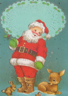 WEIHNACHTSMANN SANTA CLAUS WEIHNACHTSFERIEN Vintage Postkarte CPSM #PAJ668.A - Santa Claus