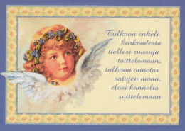 ANGELO Buon Anno Natale Vintage Cartolina CPSM #PAJ067.A - Engel