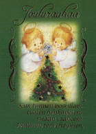 ANGELO Buon Anno Natale Vintage Cartolina CPSM #PAH890.A - Engel
