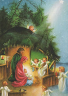 ANGELO Buon Anno Natale Vintage Cartolina CPSM #PAH785.A - Engel