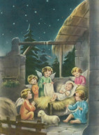 ANGELO Buon Anno Natale Vintage Cartolina CPSM #PAH720.A - Engel