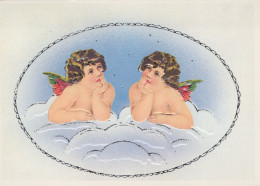ANGELO Buon Anno Natale Vintage Cartolina CPSM #PAH031.A - Angels