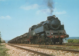 TRENO TRASPORTO FERROVIARIO Vintage Cartolina CPSM #PAA782.A - Trains