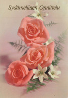 FLOWERS Vintage Postcard CPSM #PBZ349.A - Blumen