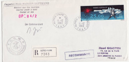 TAAF Lettre Marion Dufresne 11 12 1983 Alfred Faure Crozet Pour Argentre Du Plessis - Cartas & Documentos