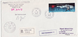 TAAF Lettre Marion Dufresne 11 12 1983 Alfred Faure Crozet Pour Argentre Du Plessis - Brieven En Documenten