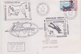 TAAF Lettre Kerguelen 5 2 1994 Kerguelen Pour Collioure - Cartas & Documentos