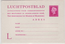 Aerogram Nederland 10c Mint - Entiers Postaux