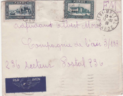 'Maroc Lettre 1938 Beni Mella Pour Compagnie De L''air' - Cartas & Documentos