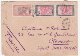 Madagascar Lettre Pour Clamart - Storia Postale