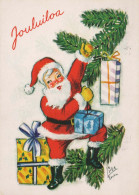 SANTA CLAUS Happy New Year Christmas Vintage Postcard CPSM #PAU506.A - Santa Claus