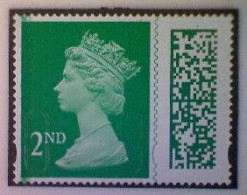 Great Britain, Scott MH500, Used (o), 2022 Machin (MEIL/M22L), Queen Elizabeth II, 2nd, Emerald - Machins