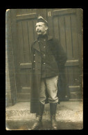 Carte Photo Militaire 1917 Officier Belge Gustave De Gendt  Prisonnier De Guerre Magdebourg Cachet ( Format 9cm X 14cm ) - Weltkrieg 1914-18