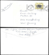 Saudi Arabia Riyadh Cover To Germany 1981. 1R Stamp Mosque Holy Kaaba - Arabie Saoudite