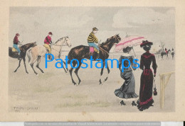 229048 ART ARTE SIGNED TOMMI SMART THE HORSE RACE POSTAL POSTCARD - Autres & Non Classés