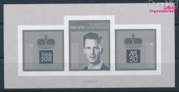 Liechtenstein Block31S (kompl.Ausg.) Schwarzdruck Postfrisch 2018 Erbprinz Alois (10391356 - Unused Stamps