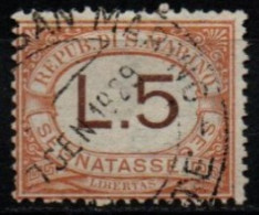 SAINT-MARIN 1925-8 O - Timbres-taxe